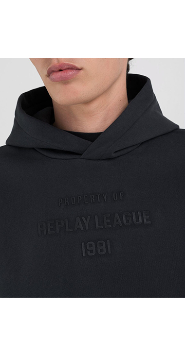 REPLAY LEAGUE コットンポリパーカー 詳細画像